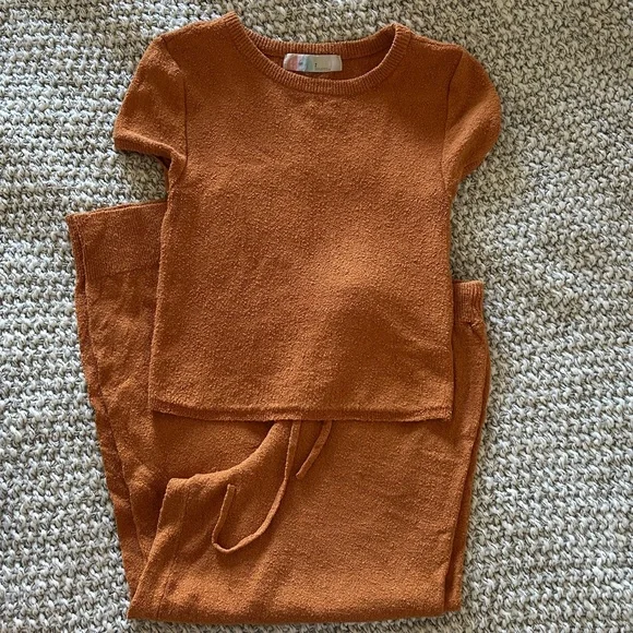 Free People Beach Julia Sweater Set Desert Sun Top Bottoms Pants - Picture 8 of 16